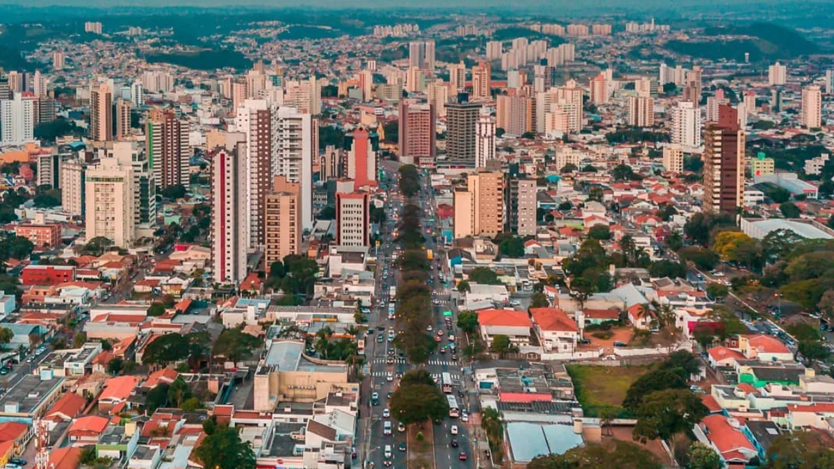 Vista urbana de Jundiaí
