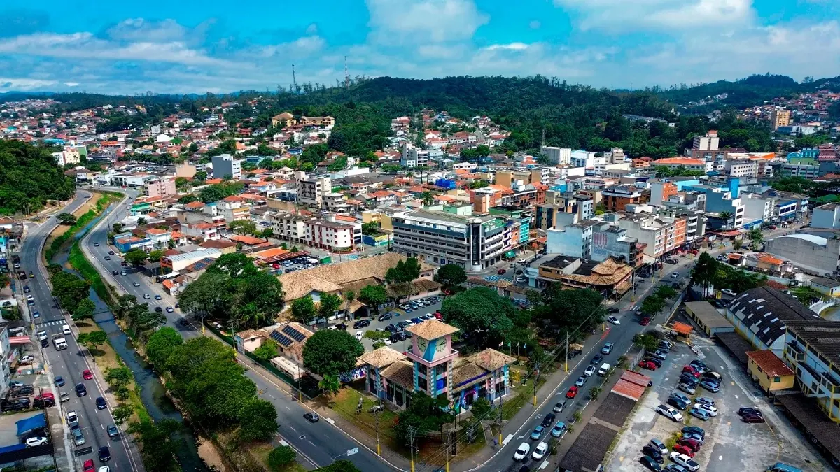Vista de Ribeirão Pires para página de administradora de condomínios