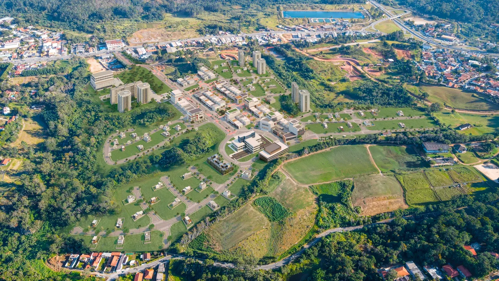 Vista urbana de Vargem Grande Paulista